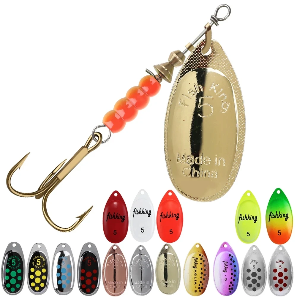 ملعقة معدنية سبينر إغراء 3.9 جرام 4.6 جرام 7.4 جرام 10.8 جرام 15 جرام 1 قطعة ملعقة كرانكبيتس الصيد المتذبذب ل بايك الكروشيه مجموعة أدوات الطعم #1