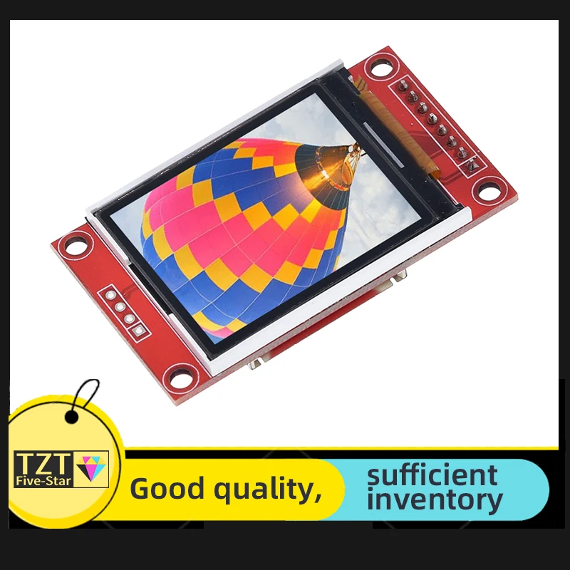 1/2/5PCS 1.8 Inch 1.8'' LCD Display TFT Screen Module SPI Interface 128*160 Resolution 16BIT RGB 4 IO ST7735S Driver for Arduino