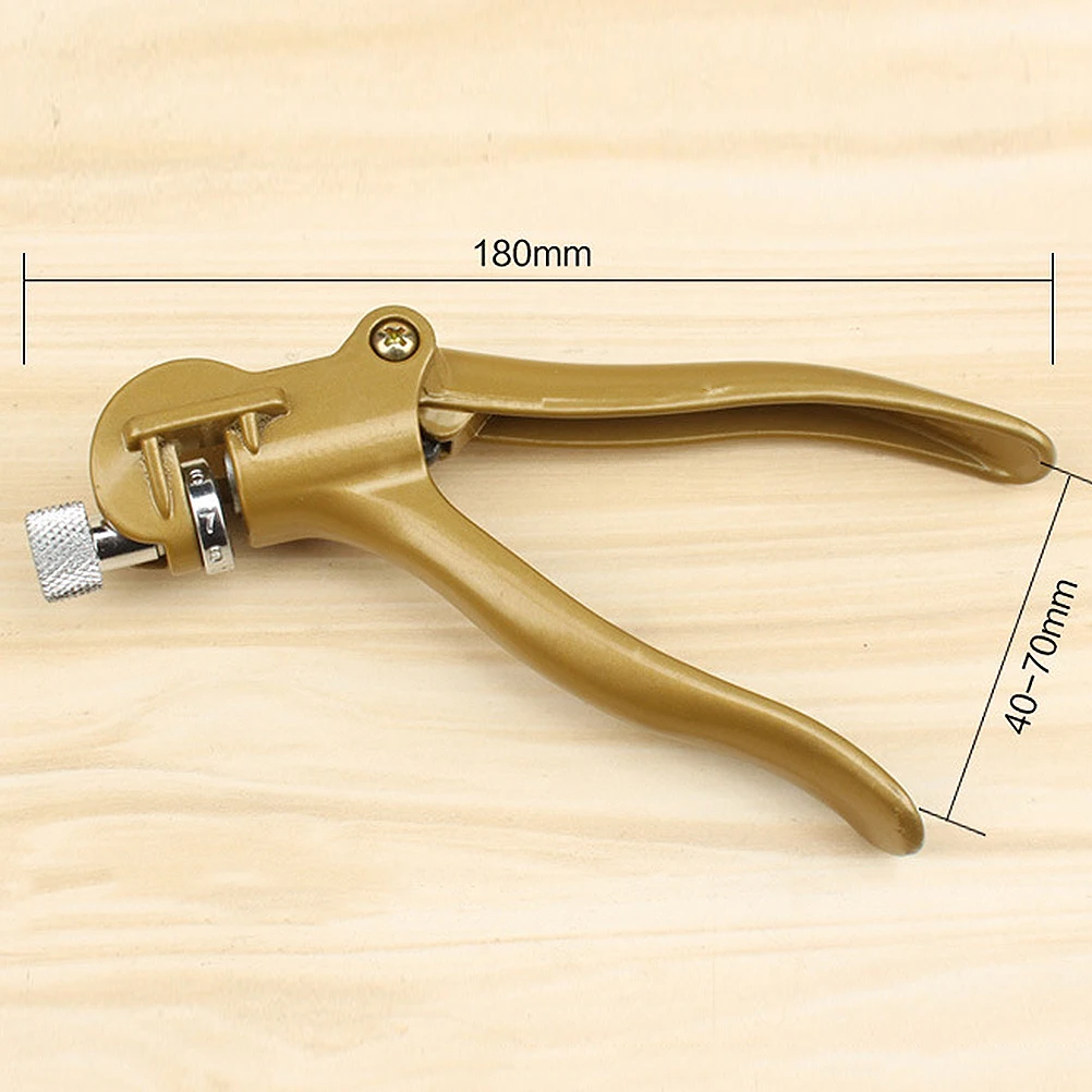 

Saw Set Plier for Woodworking Handsaw Professional Teeth Bifurcation Rotary Knob Adjustable Ergonomic Design Durable