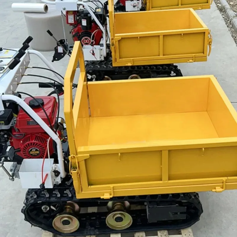 

All-terrain agricultural crawler transportation climbing king dump creeper orchard construction site truck