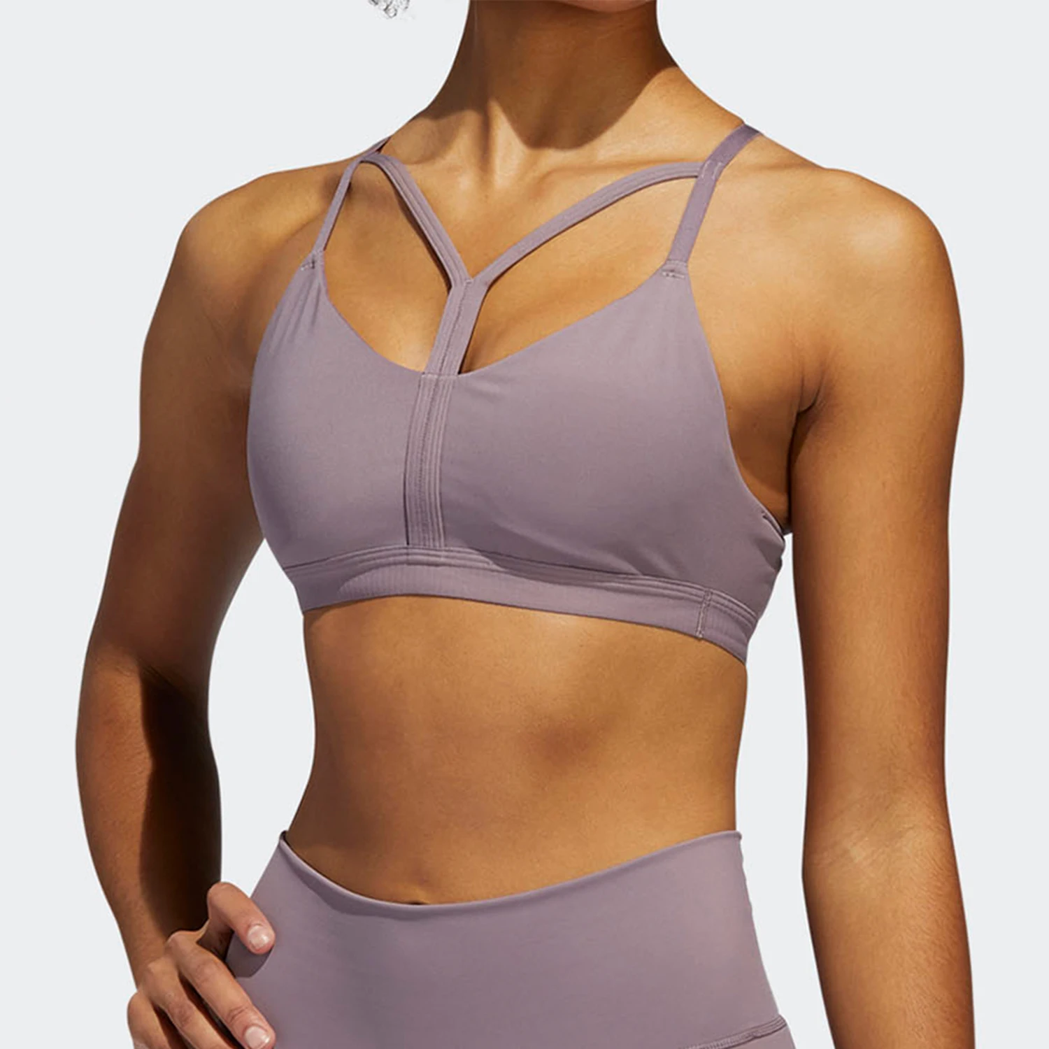 

Adidas Authentic Summer New Women's Low-Intensity Training Sports Bra FJ7276