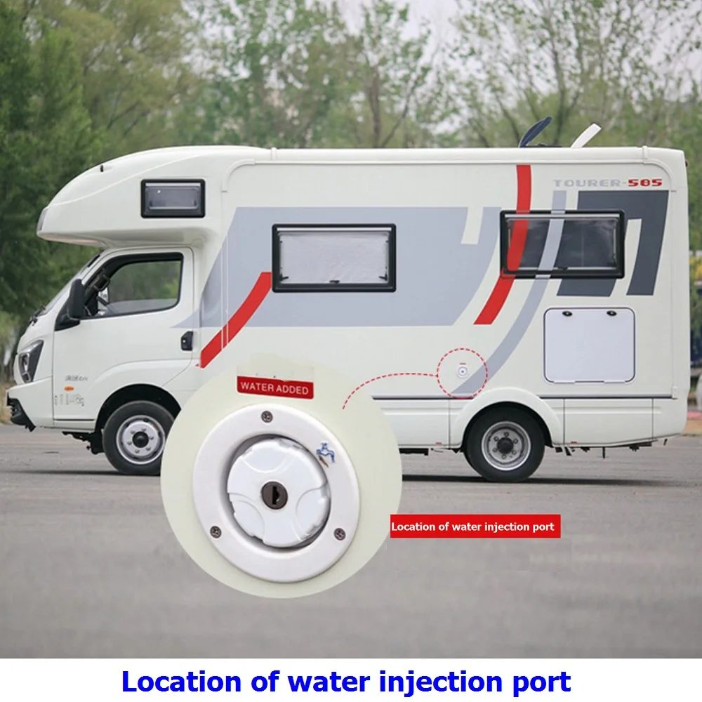 Vehicle Mounted Water Tank Filter Hatch Inlet Lockable for Camper Trailer Caravan Motorhome RVs/Marine Parts