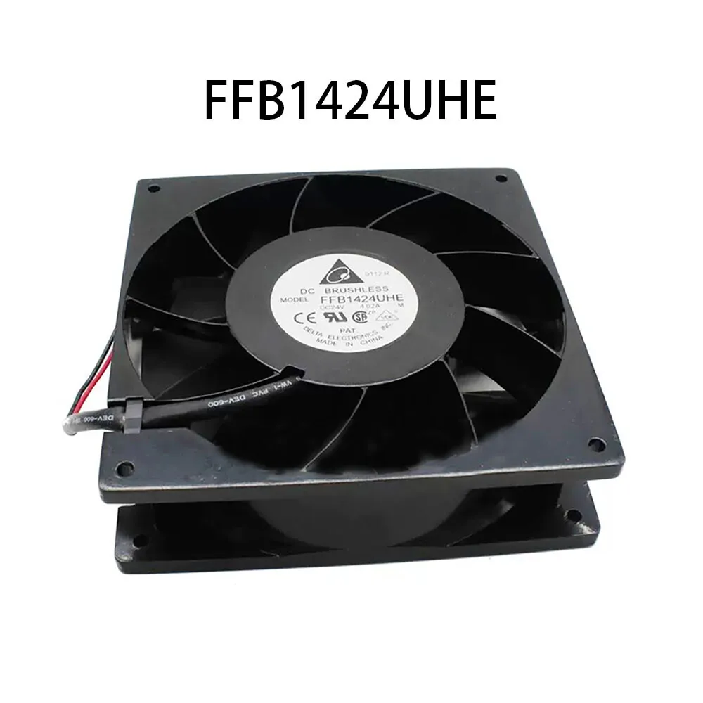 

Для радиатора Delta 140*140*38 мм FFB1424UHE 24 В постоянного тока 4,02 А 2-проводной, вентилятор промышленного управления -