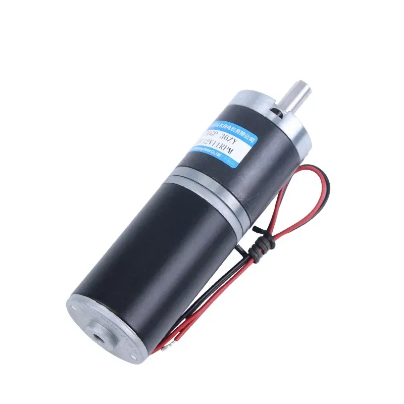 36-36ZY High Torque Low Noise Long Life Reversible Adjustable Speed Geared Motor 100kg.cm 12V 24V DC Planetary Gear Motor