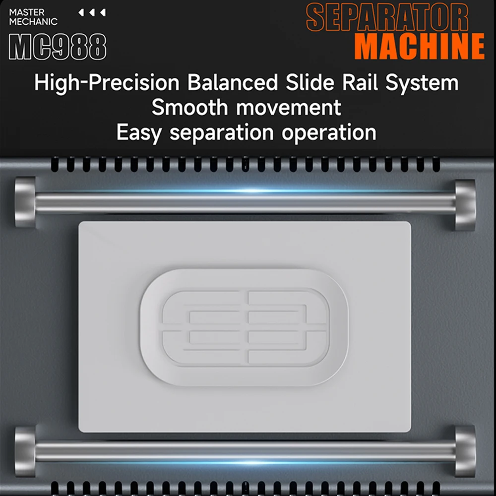 Aixun MC988 Separador de aquecimento de tela digital de alta sucção para ferramenta de separação de aquecimento de tela de reparo de celular