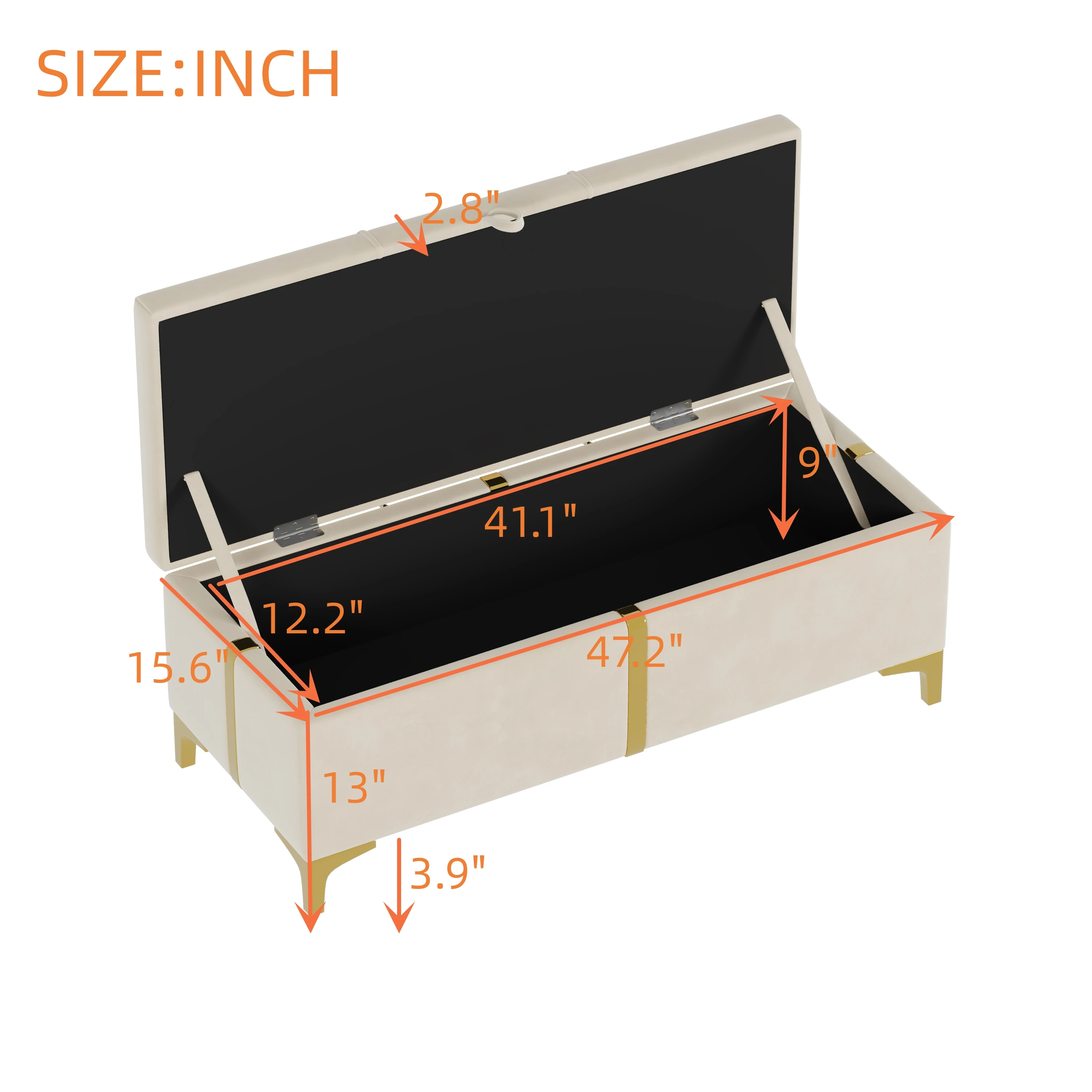 طقم غرف نوم مكون من قطعتين سرير بمنصة منجدة بحجم كوين مع سرير دولاب ودرجين خفيف وتخزين شحن USB وأرجل معدنية