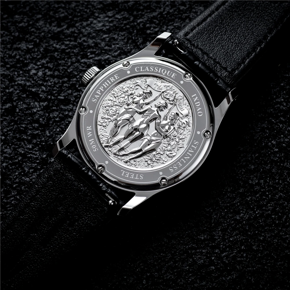 IX&DAO IPOSE 2025 新クラウドライジングコレクション メンズフォーマルクォーツ腕時計 輸入サファイアガラス ステンレススチール 5気圧時計