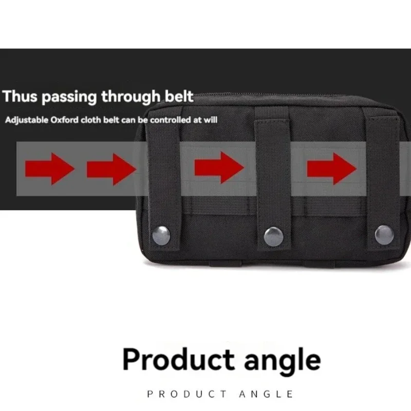 Marsupio tattico Molle per esterni Marsupio compatto EDC Marsupio per cintura Borse mediche Custodia per telefono Accessori per la caccia