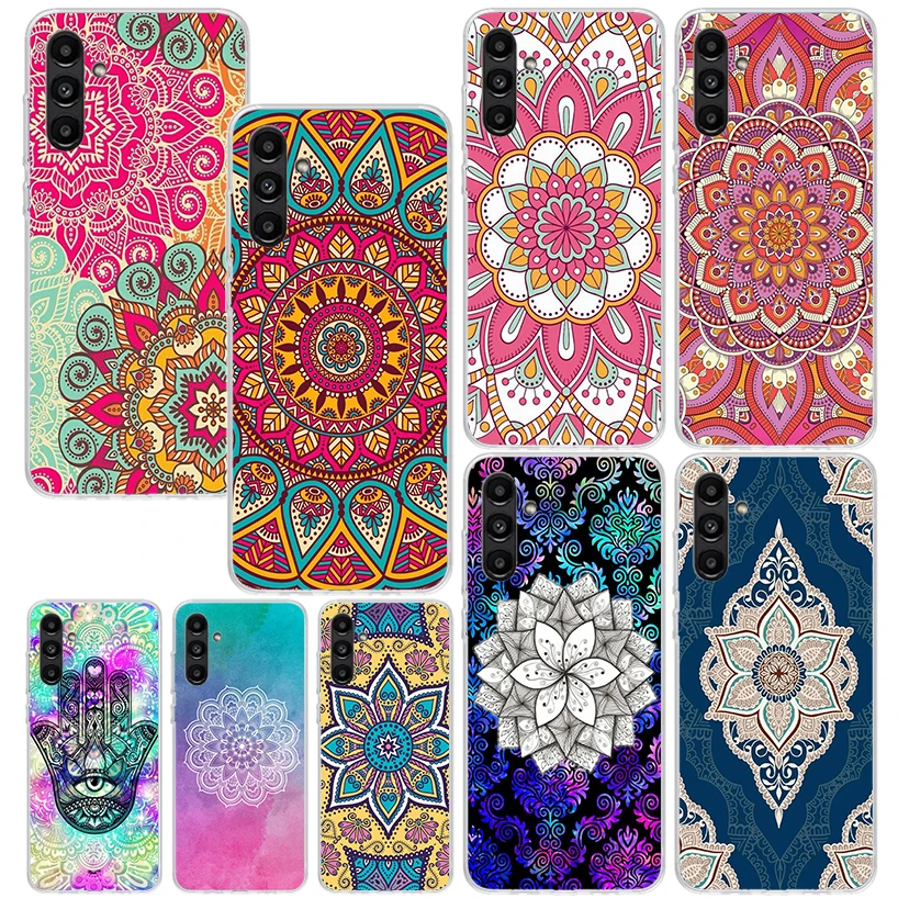 Etui na telefon Totem Mandala Colorful Flower do Samsung Galaxy A15 A25 A35 A55 A14 A24 A34 A54 A13 A23 A33 A53 A12 A22 A32 A52 A05S