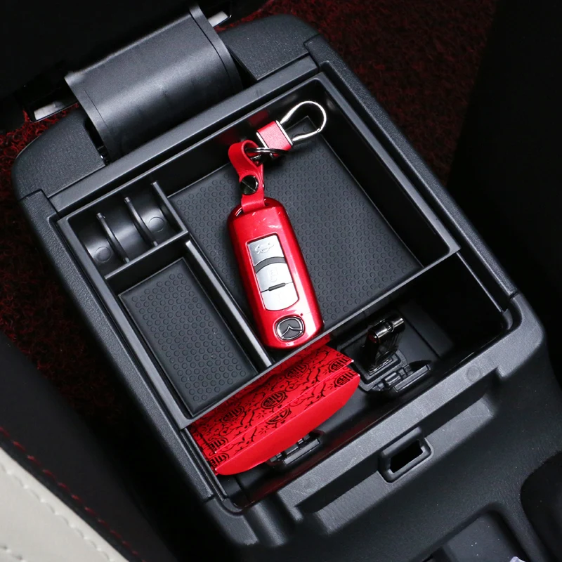 For Mazda 6 M6 Atenza 2013 2014 2015 2016 2017 Armrest Arm Rest Center Console Storage Box Holder Compartment Glove Tray