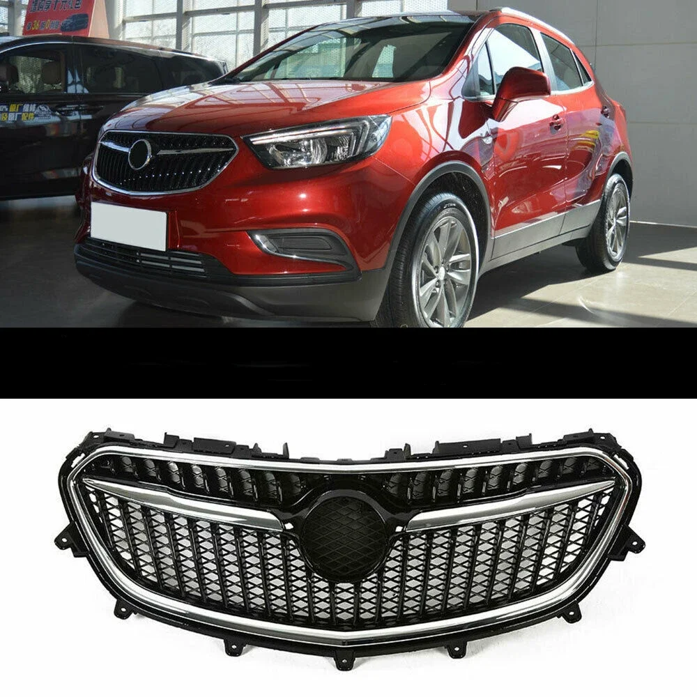 

Chrome Front Upper Bumper Hood Radiator Grill Grille New Fit For Buick Encore 2017-2018 1PC