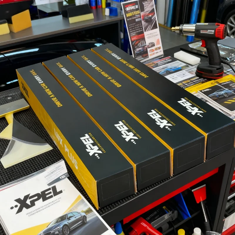 

XPEL 10-летняя гарантия 7,5 мил 9,5 мил ремонт тепла глянцевая защита от царапин не желтеющая автомобильная пленка ТПУ PPF защитная пленка для краски