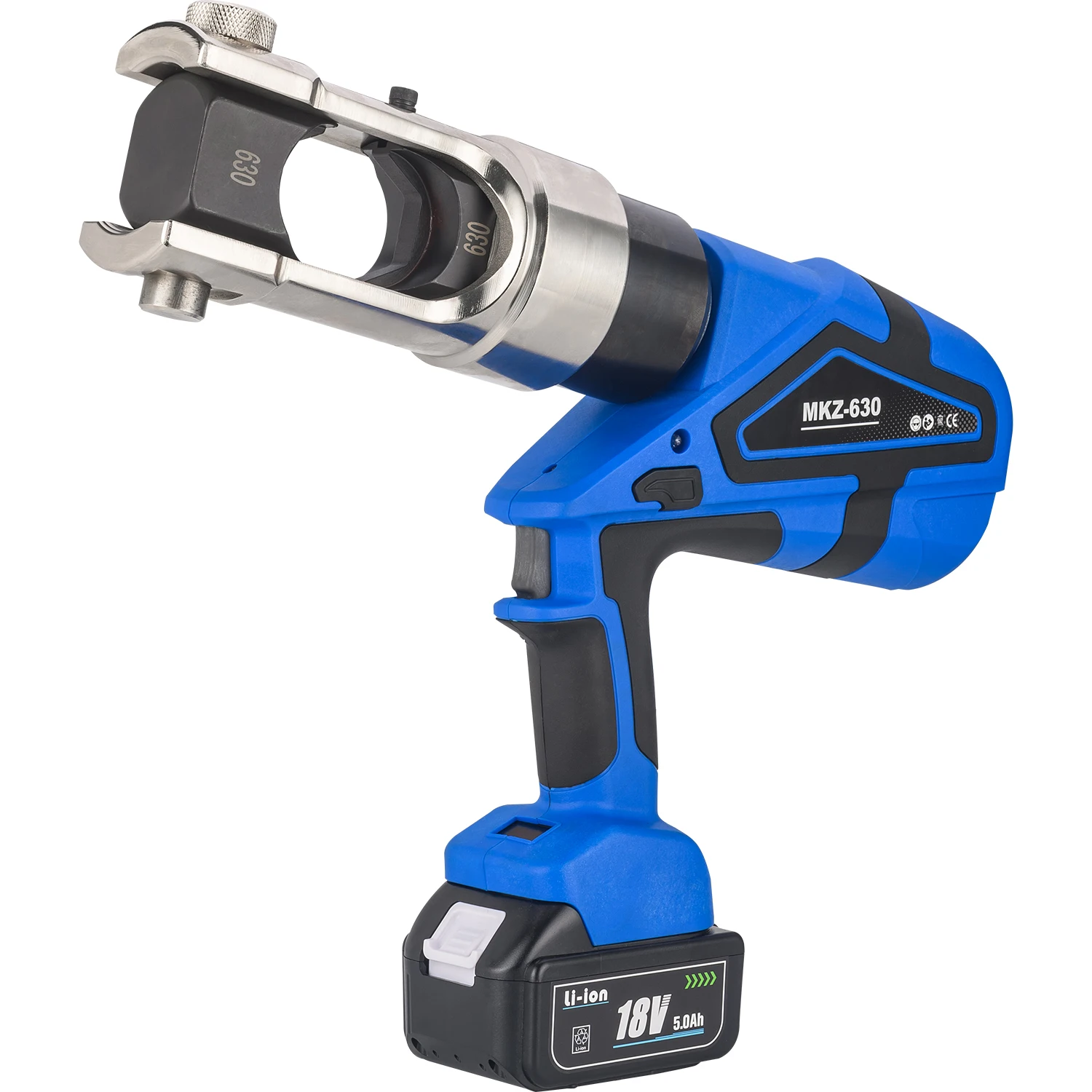 

MKZ630 200KN Quick Continuous Crimper Machine Electrical Powered Battery 630mm2 Hydraulic Cable Crimping Tool