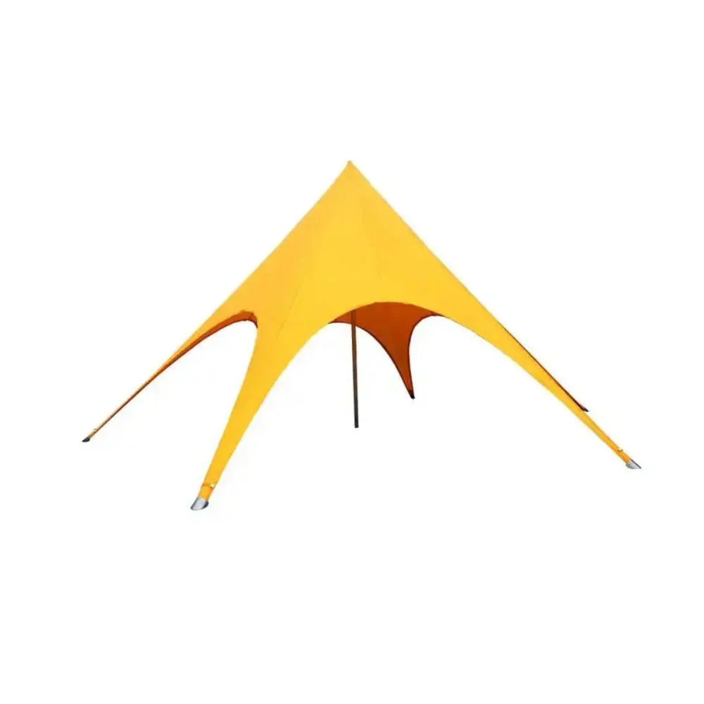 Outdoor Large Waterproof Spire Canopy Camping Camp Sunshade Beach Tent Hexagonal Star Shaped Tent