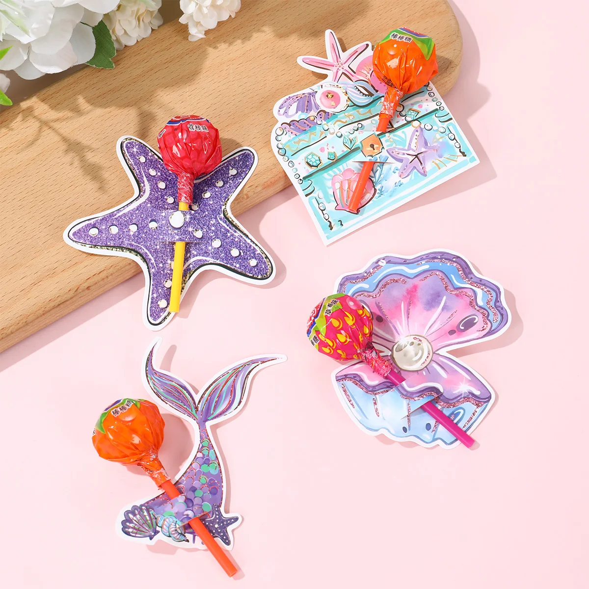 Jednorazowa zastawa stołowa o tematyce syreny Dekoracje urodzinowe dla dzieci Baby Shower Girls Under The Sea Party Wedding Party Suppies — zdjęcie 7