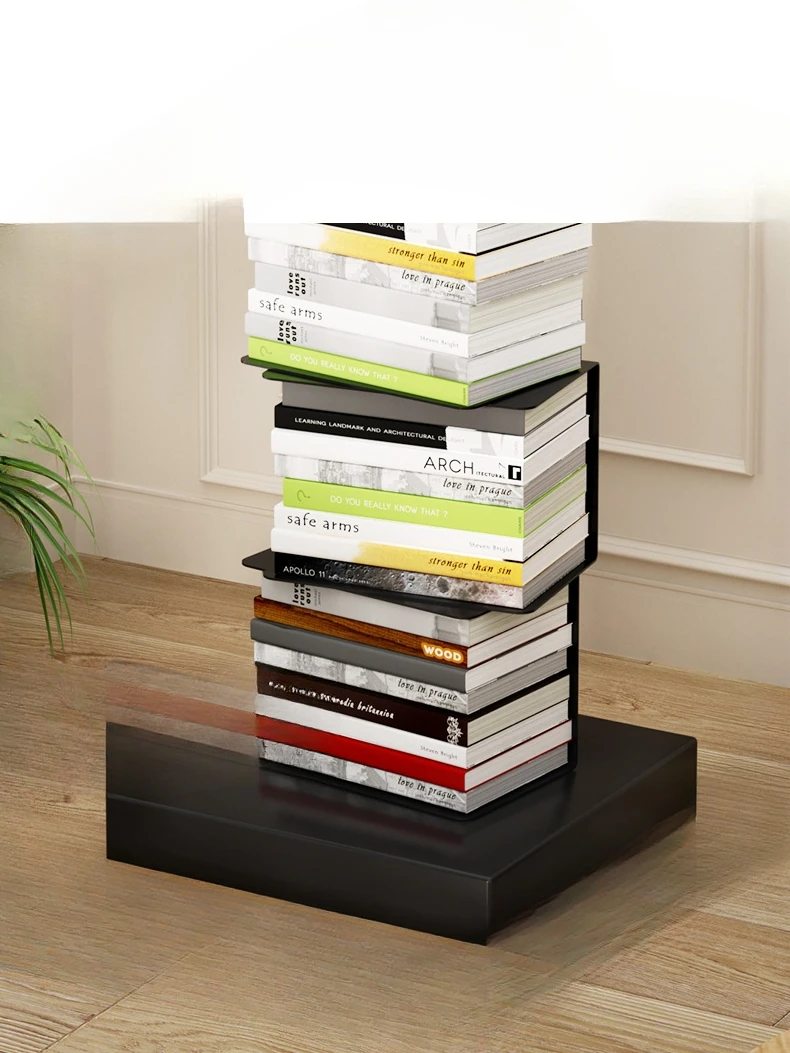 Invisible bookshelf shelf floor-to-ceiling children's wall picture