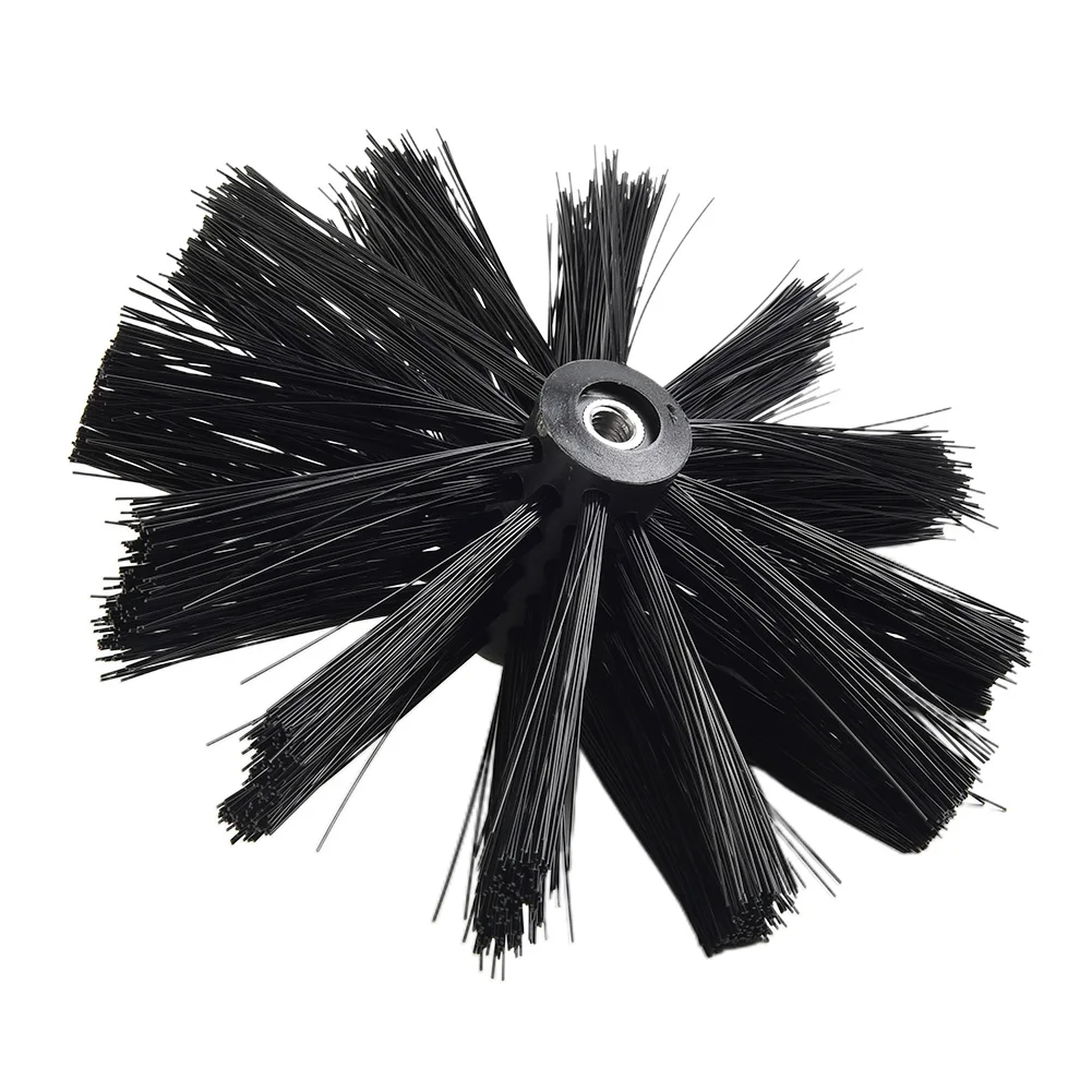 Nylon Chimney Brush Dryer Bristle Head Lint Nylon Reliable Remover Vent Chimney M8 Thread Dryer Vent Cleaning Brush