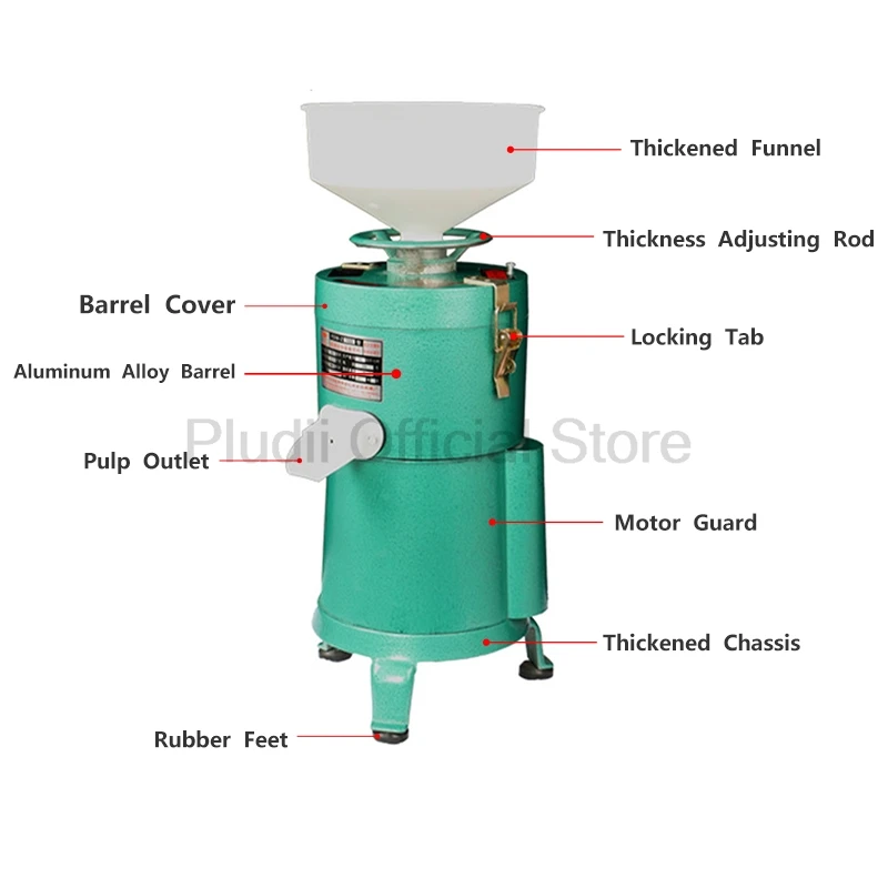 Commercial Electric Stainless Steel Soybean Milk Machine And Tofu Making Equipment Soya Bean Slurry Maker Grinding Machine