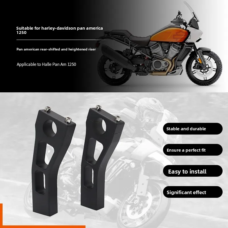 

Motorcycle Accessories for Harley Pan American Pan Americ 1250 2021 Modified Handlebar Height Heighten Block Support Bracket