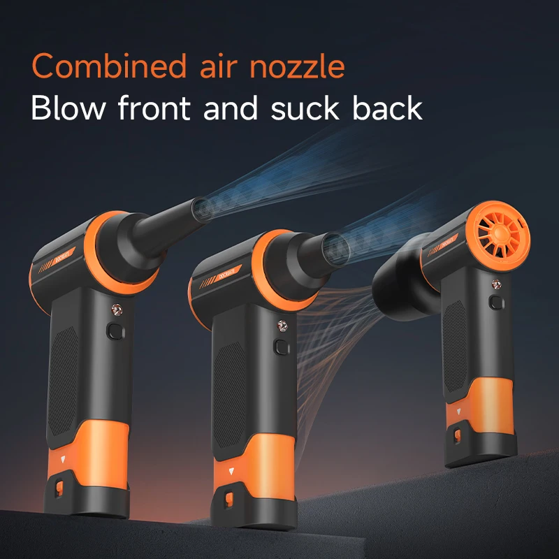 

High-Speed Turbo Fan Blower 8000mAh large capacity Powerful Handheld Portable wireless electric dust collector