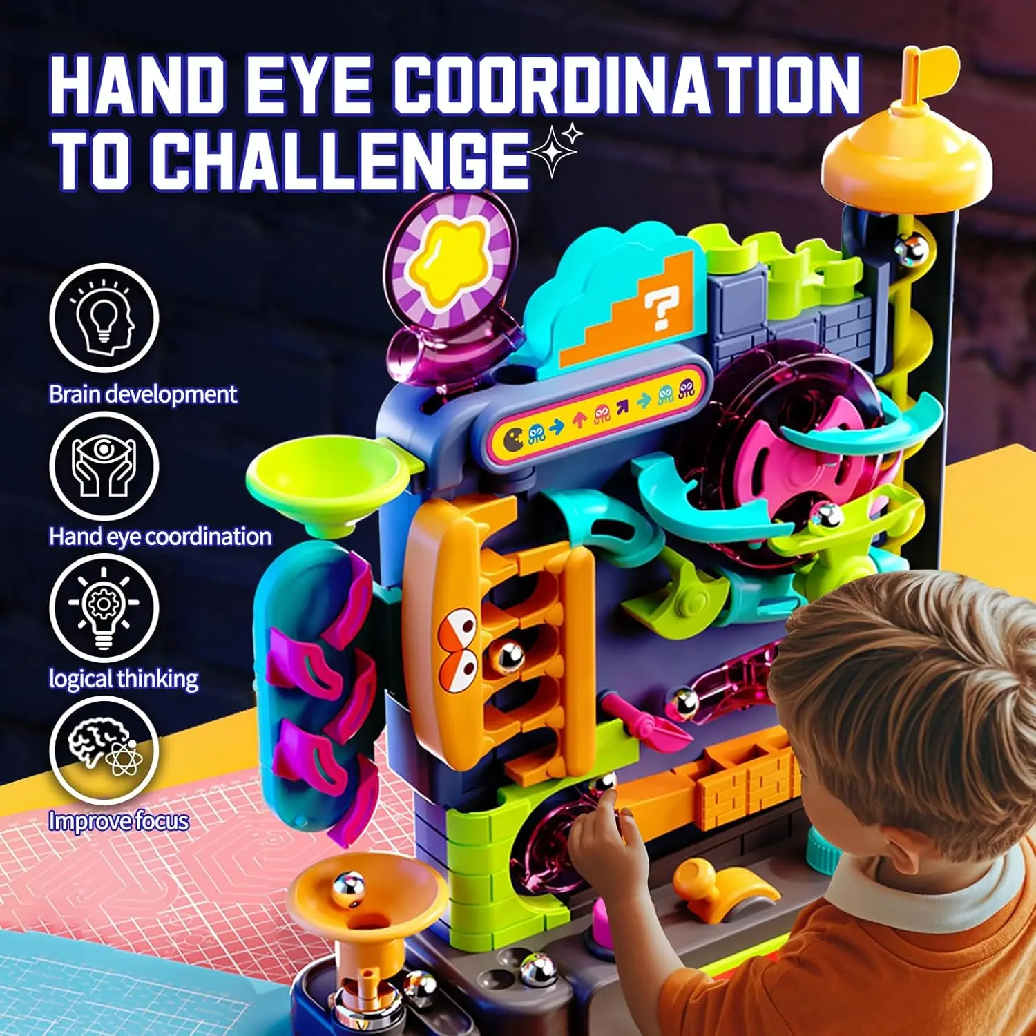 

Детские развивающие игрушки, мраморные беговые дорожки, настольные игры-головоломки, интерактивные головоломки для родителей и детей, игрушки-лабиринты