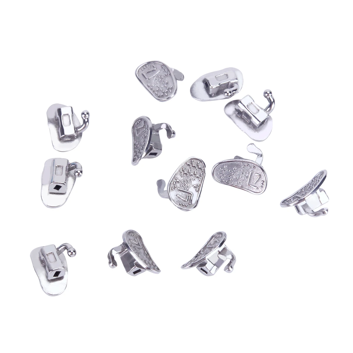 20 Sets/Box AZDENT Dental Orthodontische Bukkalröhrchen MIM Monoblock 1./2. Molar Zähne Klebbar Nicht Konvertierbar Roth/MBT 0.022/0.018 – Detail 3