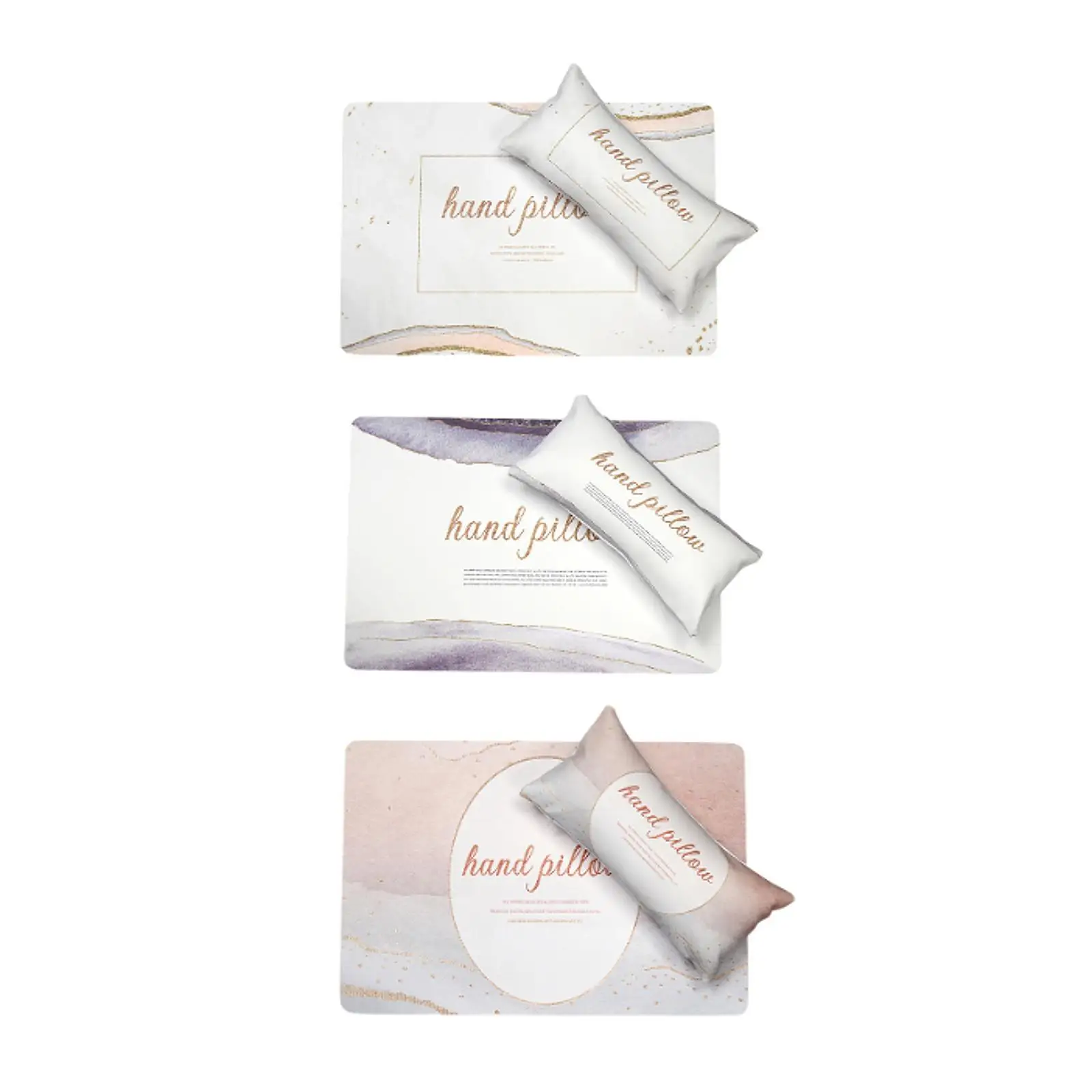 

Nail Art Hand Pillow & Mat Set Detachable Soft Nail Desk Mat Nail Art Tools for Nail Salon Wrist Support Nail Technician
