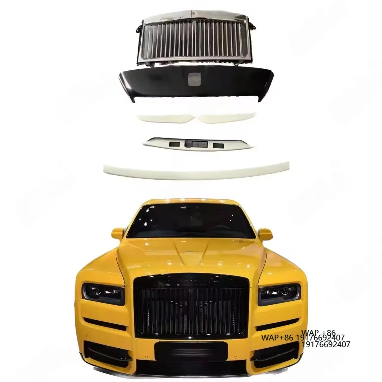 

Factory Produced 'Rolls Royce Cullinan Front Grille Kit Exterior Modification Parts Accessories