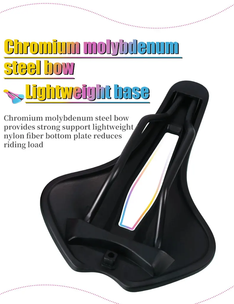 سرج دراجة الطريق HOGER MTB على شكل قرص العسل قابل للتنفس، خفيف الوزن، متين، مقاوم للاهتراء، مقعد ركوب نهائي مطبوع ثلاثي الأبعاد مماثل