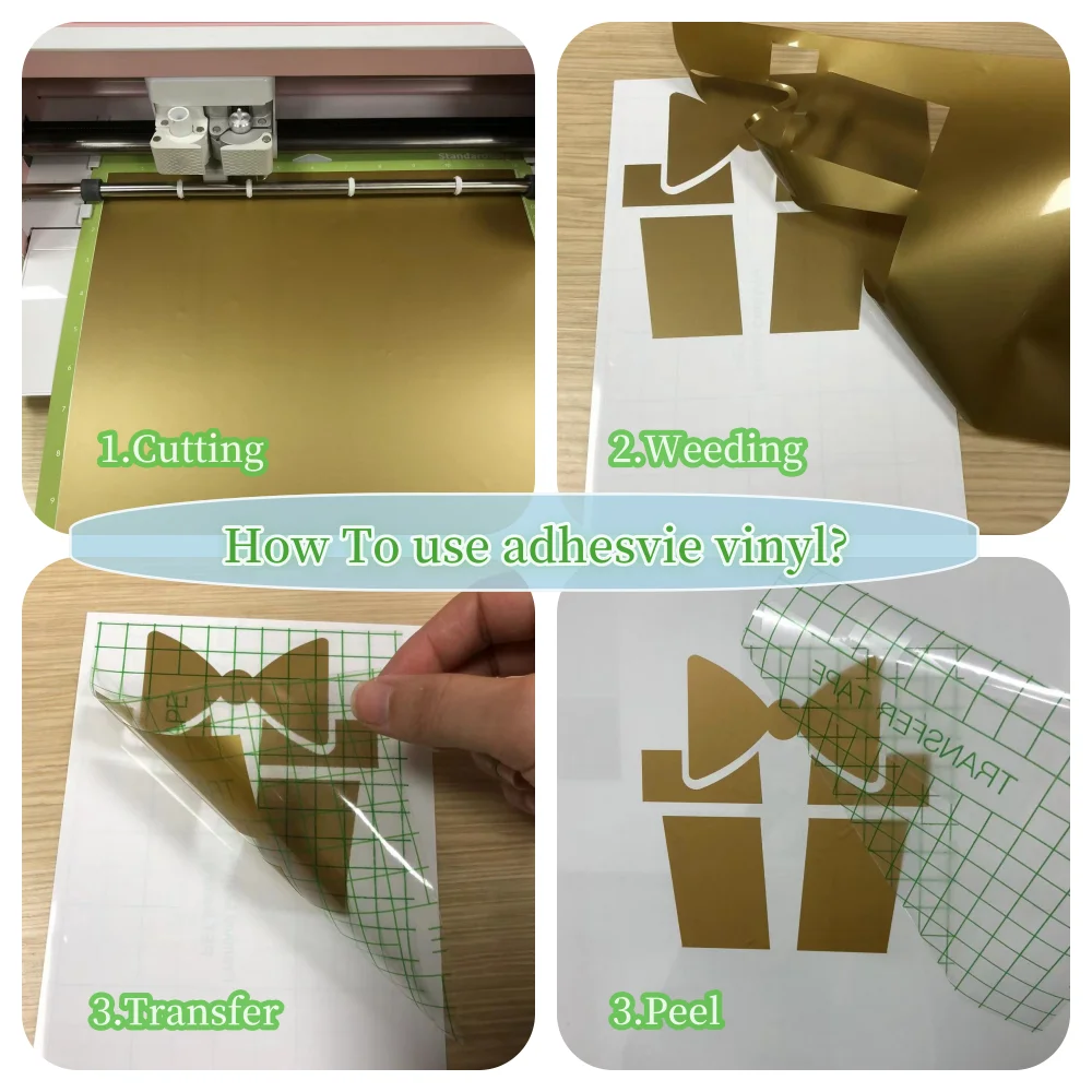 1 roll of vinyl stickers for Maker 3 Maker Explore 3 Air 3 Silhouette Cameo 4 DIY  Adhesive Vinyl Rolls（12*36/60/120in） view 4