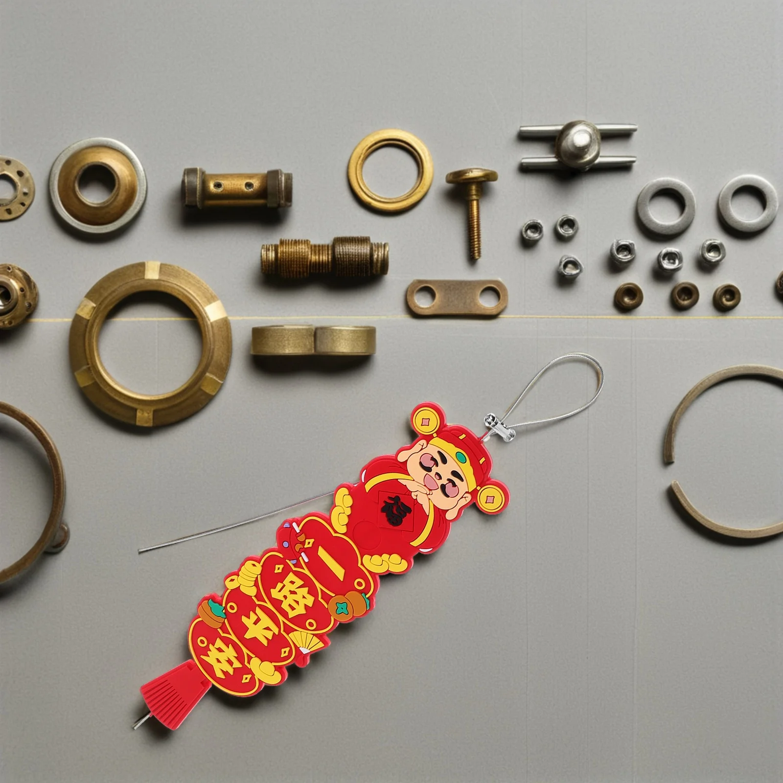 

Lucky God Design Car Anti-Static Strap Universal Automotive Grounding Belt Stable Conductivity Electrostatic Elimination Device