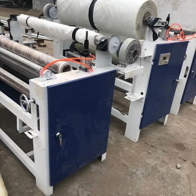 Single and double-sided gluing machine, corrugated p-paper automatic gluing production line 800 type double-sided