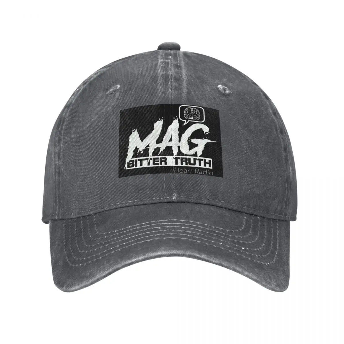 MAG BITTER TRUTH iHeart Radio 2 Baseball Cap New Hat Uv Protection Solar Hat Golf Cap Wild Ball Hat For Women Men's