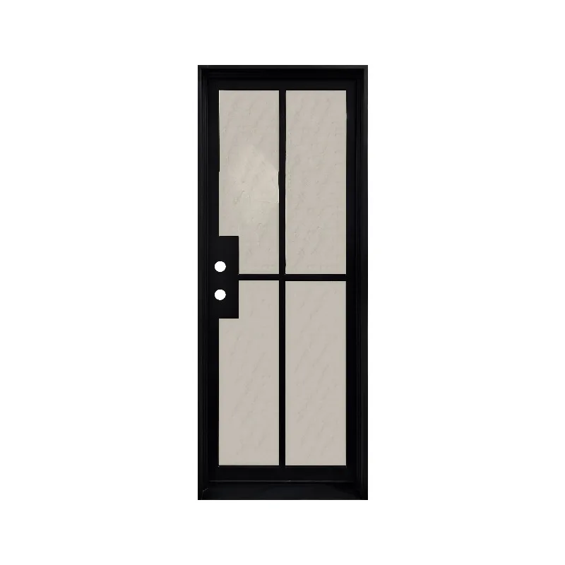 Interior luxury square iron French door European  design