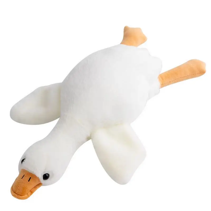 50/90/130 cm internet famous Big White Goose Pillow Doll Anime Plush Toy Cute Doll Stuffed Animal Soft Doll Plush Christmas Than