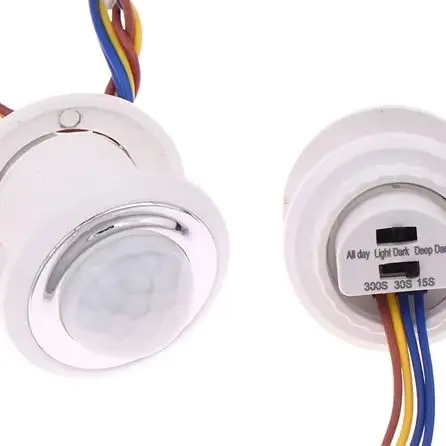DC5V 12V 24V RIR Motion Sensor Switch Adjust Infrared Switch Body Movements Activated Detector Time Delay Illumination For Home