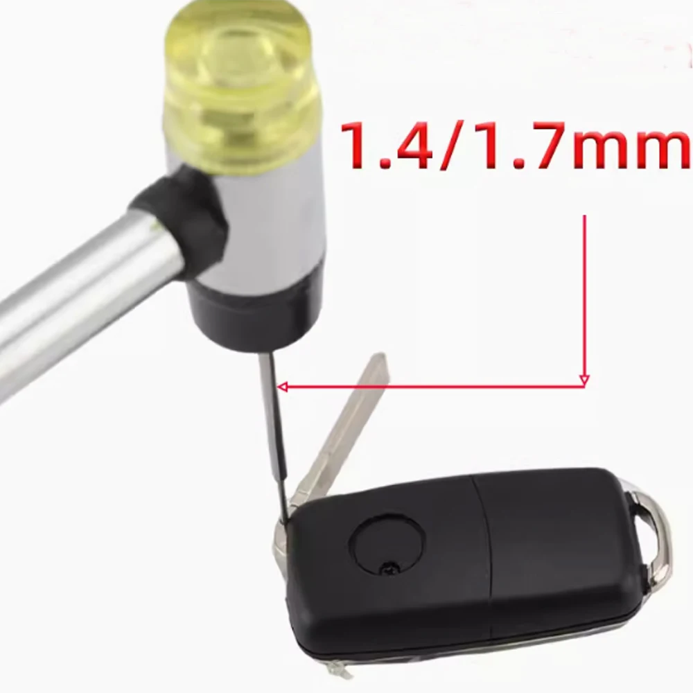 Double Sided Hammer Locksmith Car Folding Key Remote Control Disassembly Pin Tool Rubber Hammer