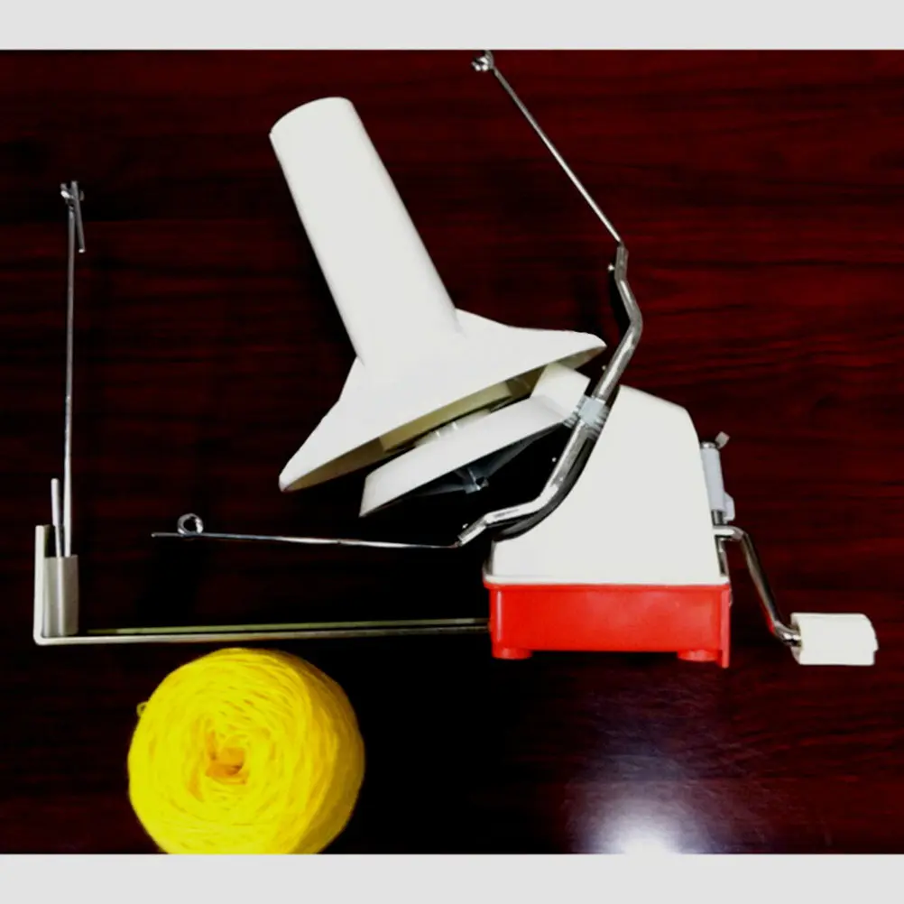 Premium Hand Operated Yarn Winder for Knitting Crochet Low Noise Table Mount Design Prevents Tangling Wool String Management