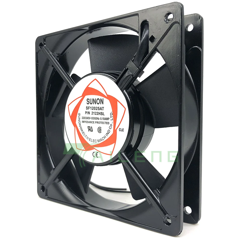 NEW FAN FOR SF12025AT 2122HSL 220V 240V 0.1A 12025 120mm 12CM 120*120*25MM Sleeve Bearing Case Cooling Fan