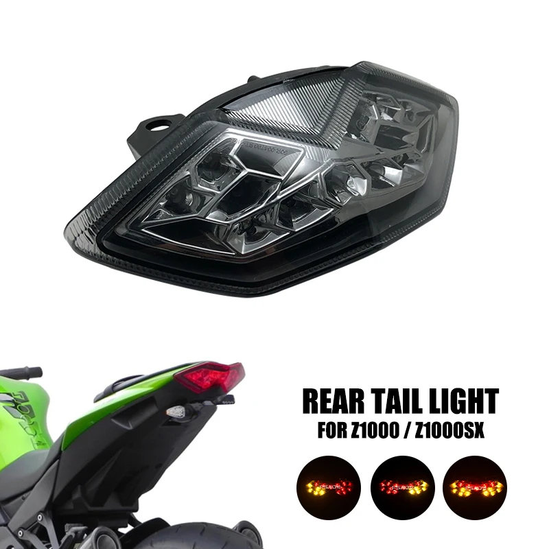 LED Integrated Taillight Tail Brake Turn Signals Light For KAWASAKI Z1000 Z 1000 Z1000SX SX 2010-2013 Motorcycle Accessories