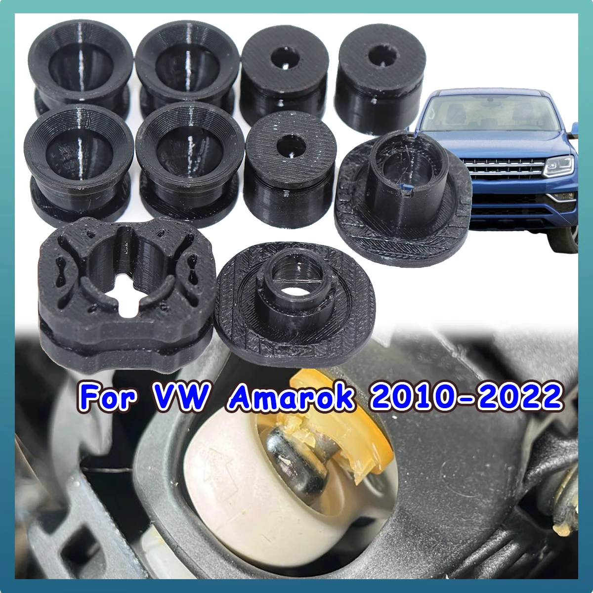 

Updated Manual Gearbox Shift Cable Linkage Control Bushing Selector Connect Bush Repair Parts For VW Amarok 2010-2022 6-speed