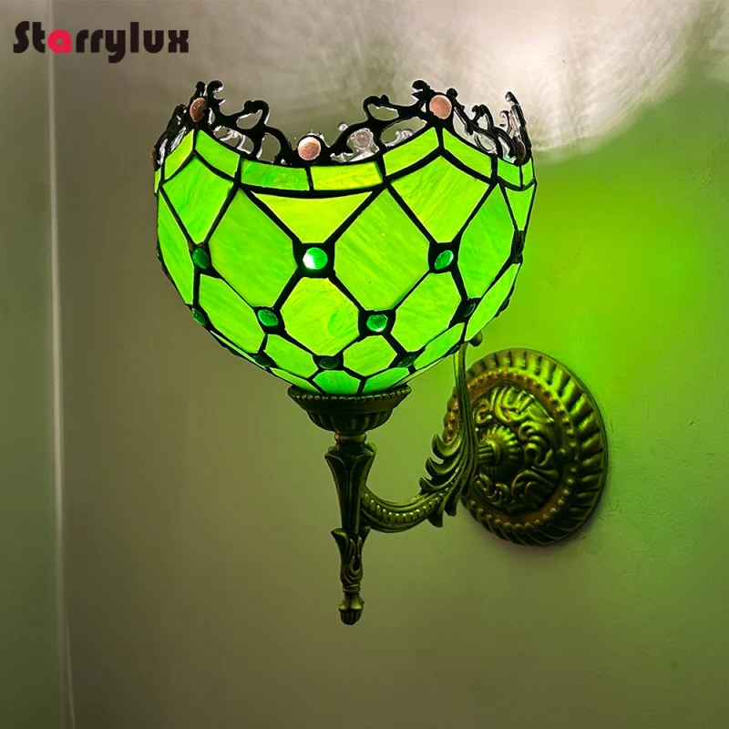 Modern Minimalist Beaded Flower Wall Light Vanity Mirror Lamp Corridor Balcony Decor Sconce Bedside