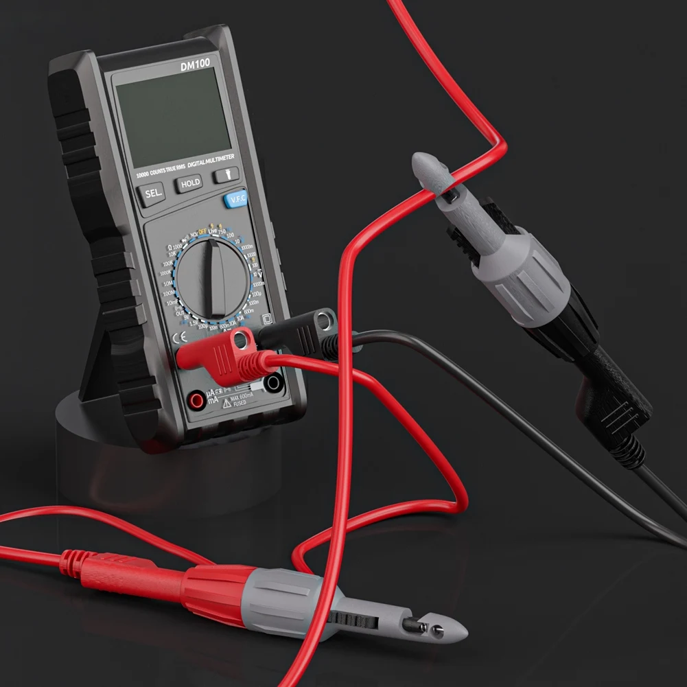 RMWIN-8PC Kawat Piercing Probe Isolasi Piercing Clip Kawat Piercing Alat Untuk Multimeter Tegangan Voltmeter Pengujian 4Mm