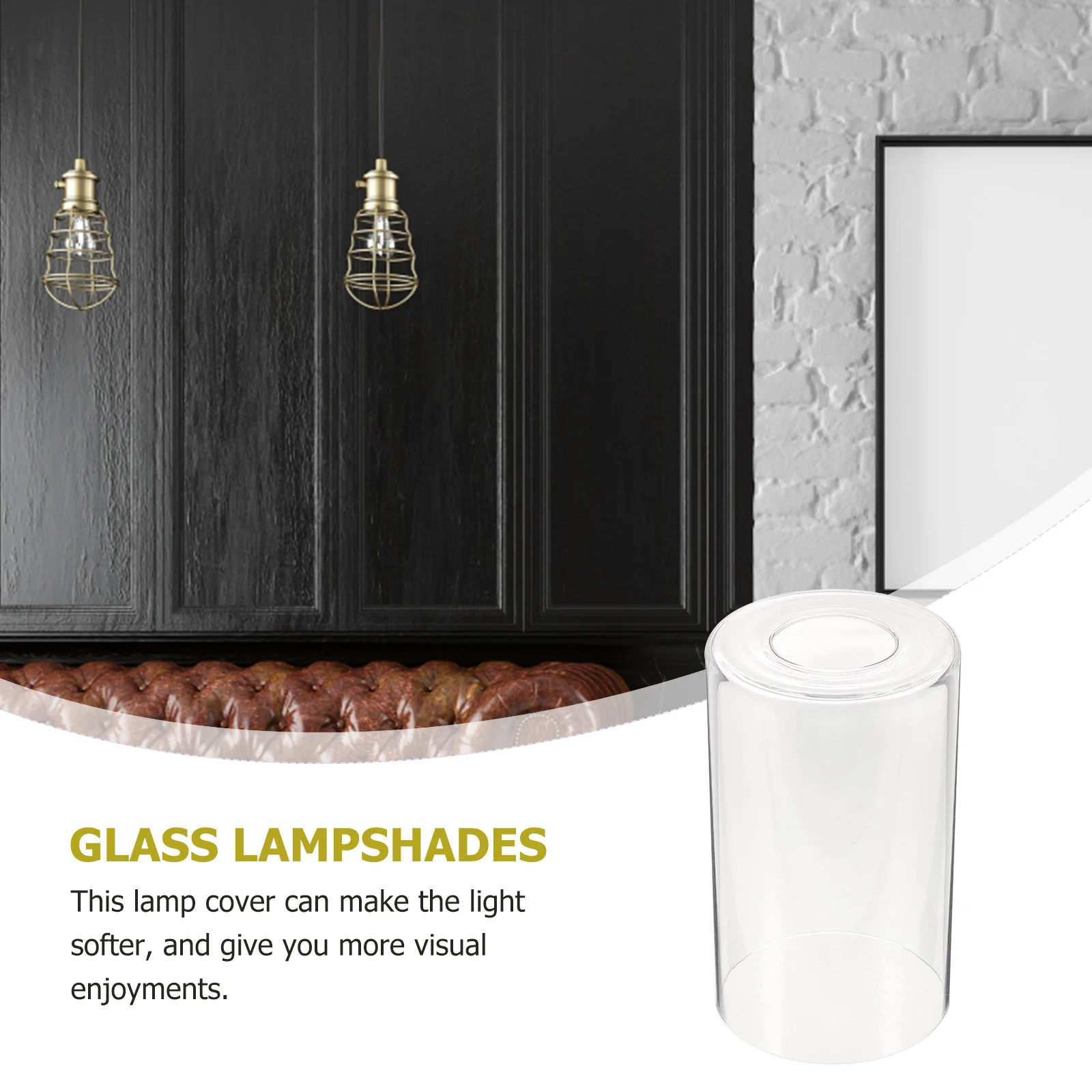 

Glass Lampshade Ceiling Pendant Light Shade Easy to Remove Upgrade Look Home Decor Glass Lampshades Ceiling Light Shade