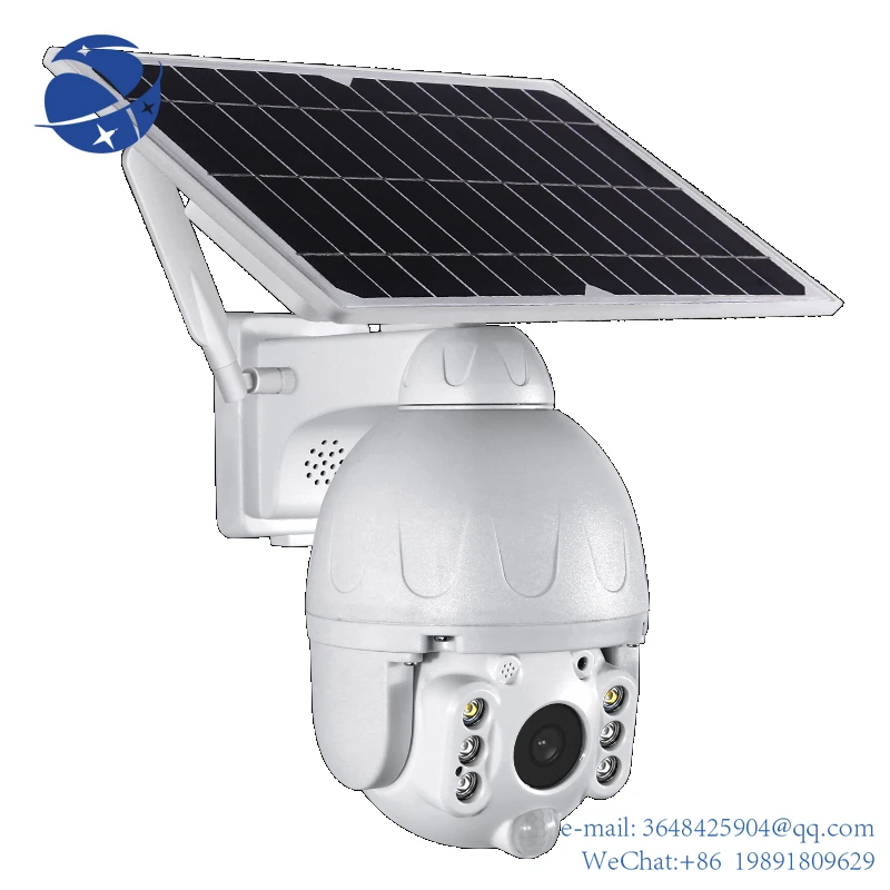 

YYHCSolar Panel wireless IP security camera pan/tilt/ 4G PIR solar powered indoor outdoor smart home camera