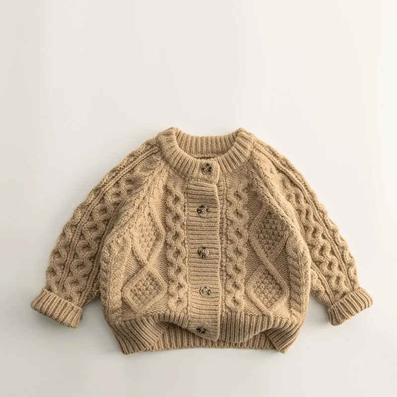 IYEAL 2024 Autumn New Children's Sweater Children's Boys Girl Cotton Knitted Cardigan Boys' Sweater