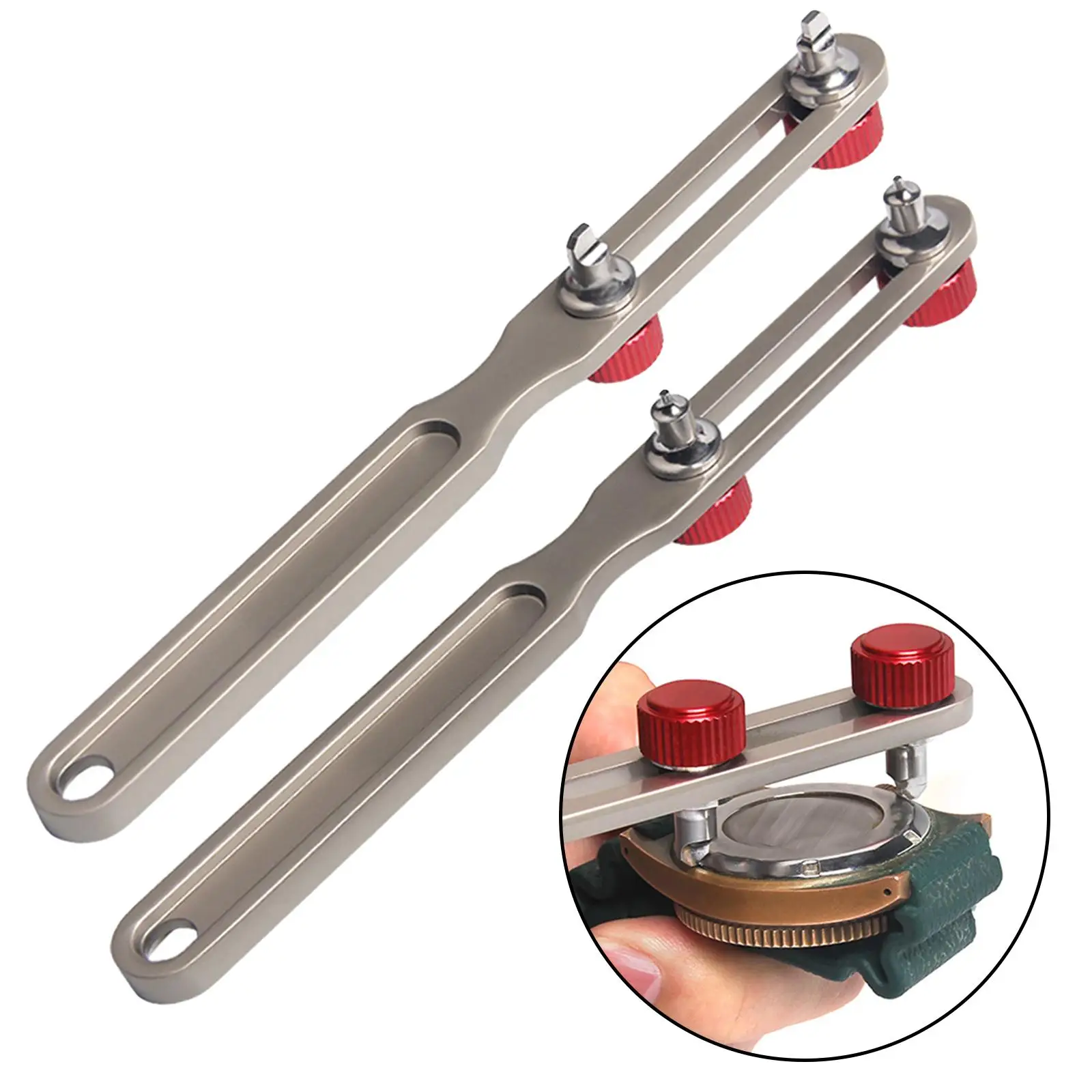50mm Watch Case Opener Adjustable Alloy Key Type Accessories Parts Professional Repair Change Pin for Large Press Changing