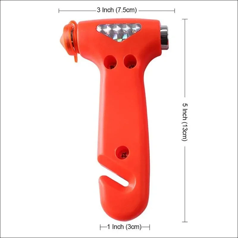 Multi-function Hammer 2-in-1 Safety Rescue Hammer Car Escape Hammer Window Breaker Vehicle Emergency Tool Mini Portable