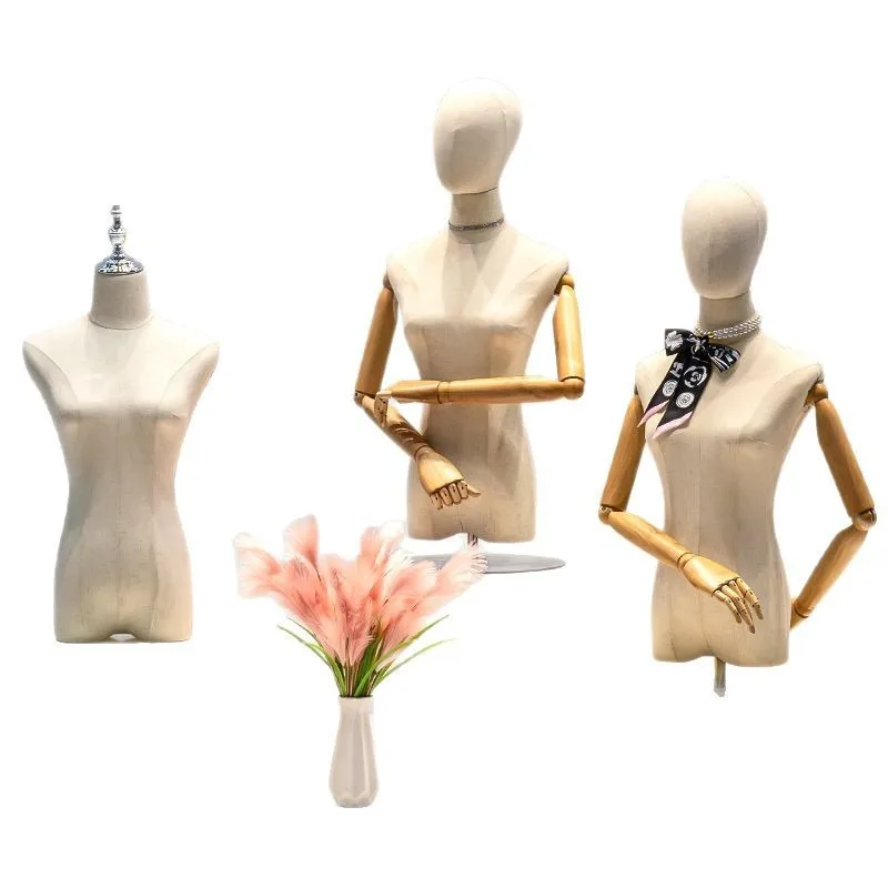 

version human table display stand women's clothing window fake human body female table model shelf