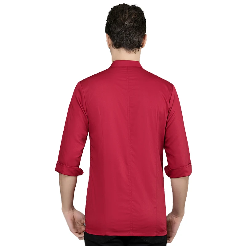 Мужской костюм шеф-повара, Рабочая форма для еды, Женская кухонная куртка, одежда для пекарни, ресторана, отеля, рабочая одежда для кухни, рубашка шеф-повара